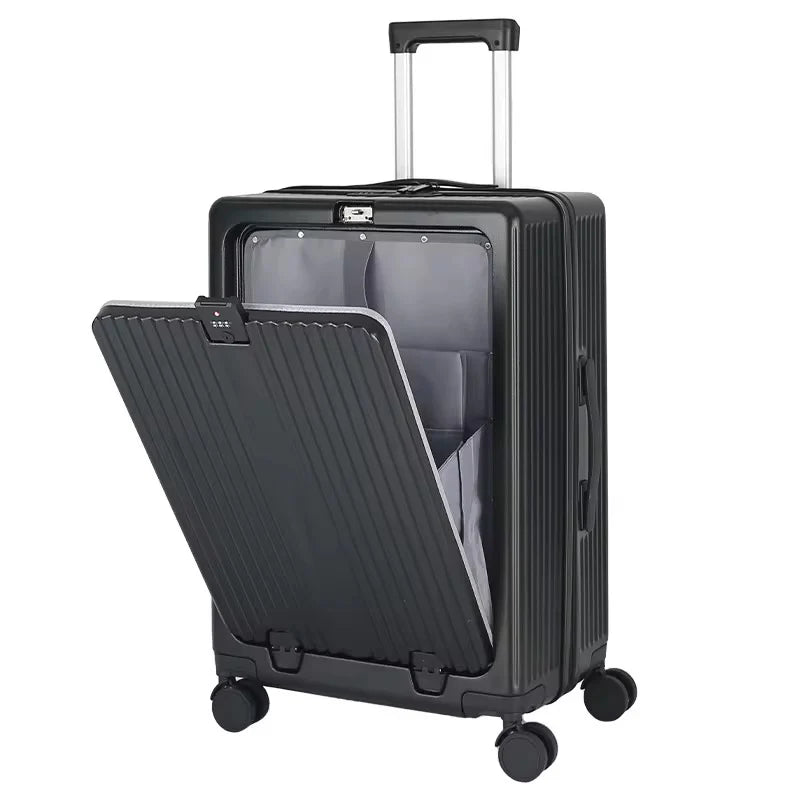 Nouvelle Valise compartiment ordinateur porte gobelet et chargeur.