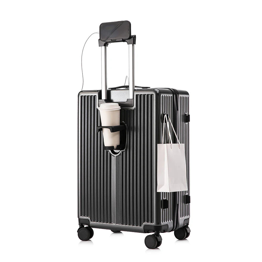 Nouvelle Valise compartiment ordinateur porte gobelet et chargeur.