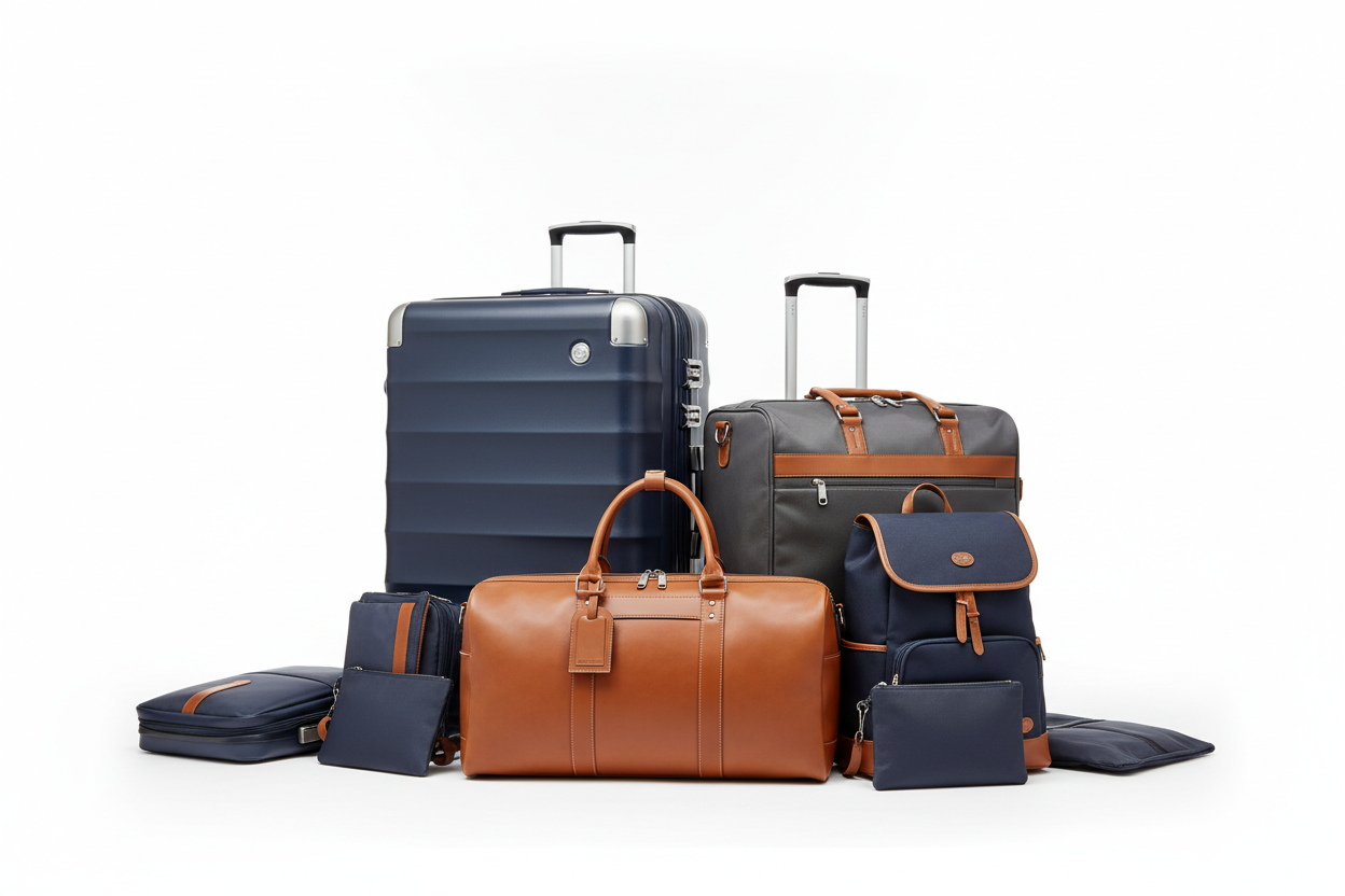 an image that describe a. collection for luggage 
